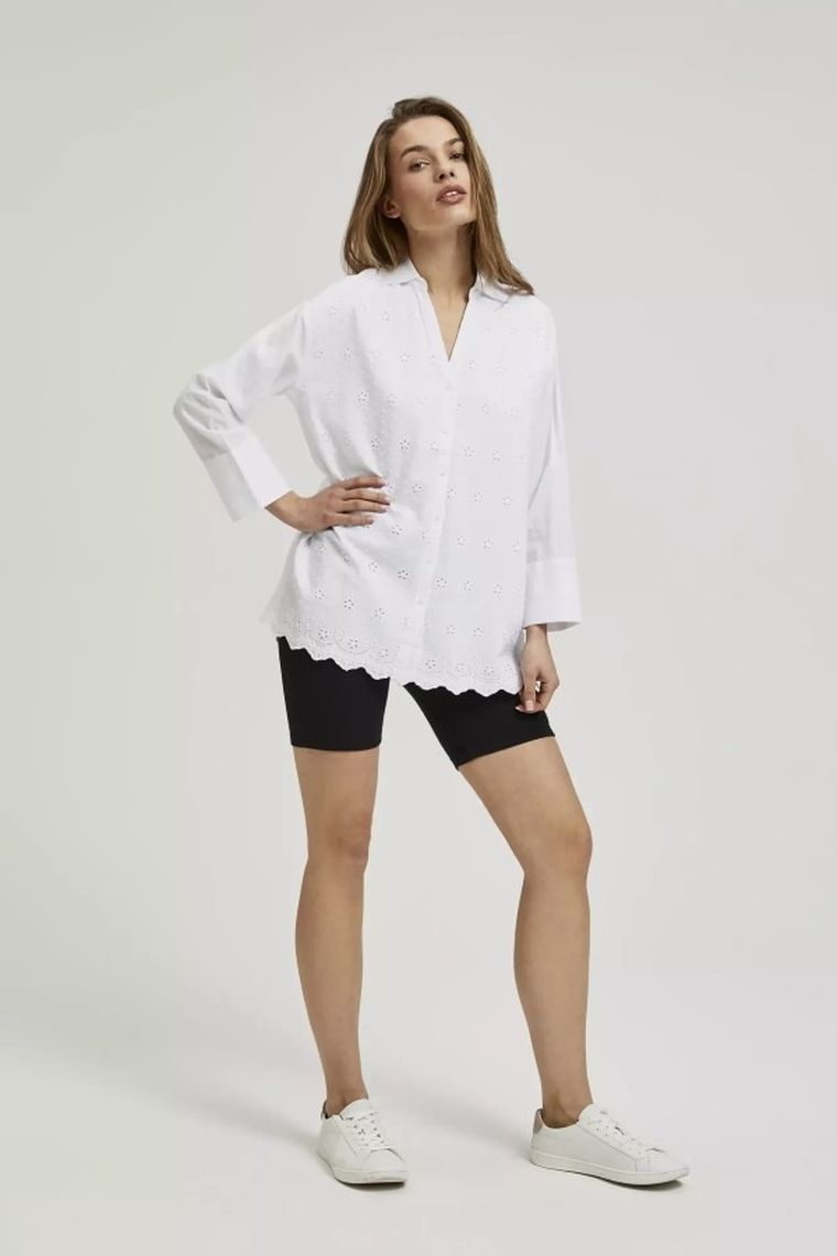 Szorty damskie, kolarki, czarne, Moodo