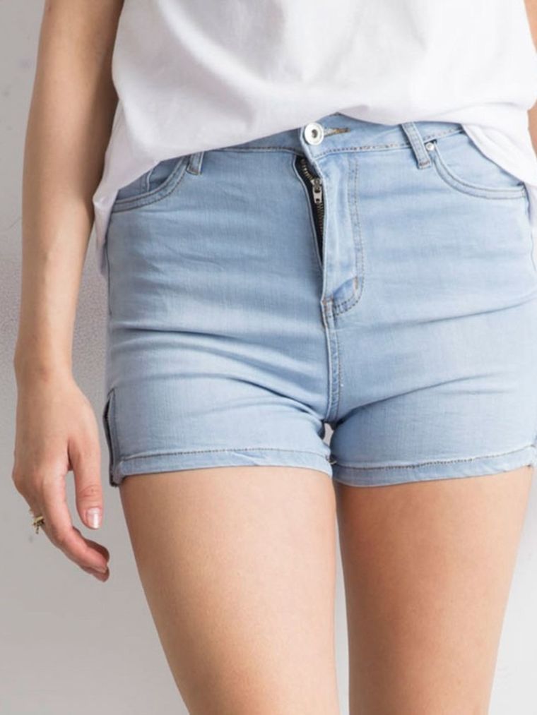 Szorty damskie, niebieskie, Factory Price