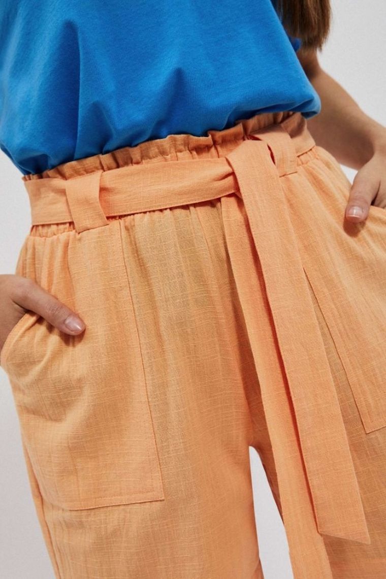 Szorty damskie, pomarańczowe, Moodo