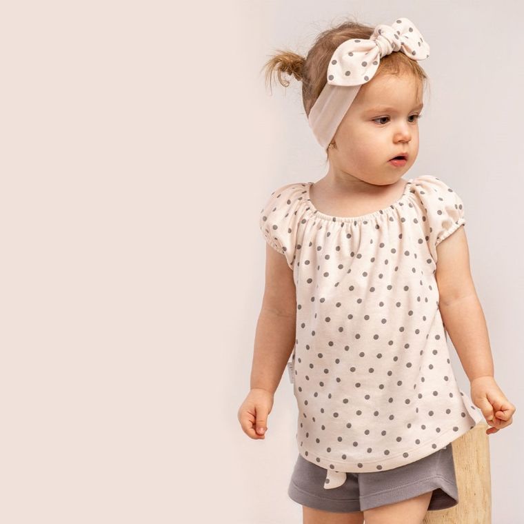 Szorty dziewczęce, grafitowe, Nicol