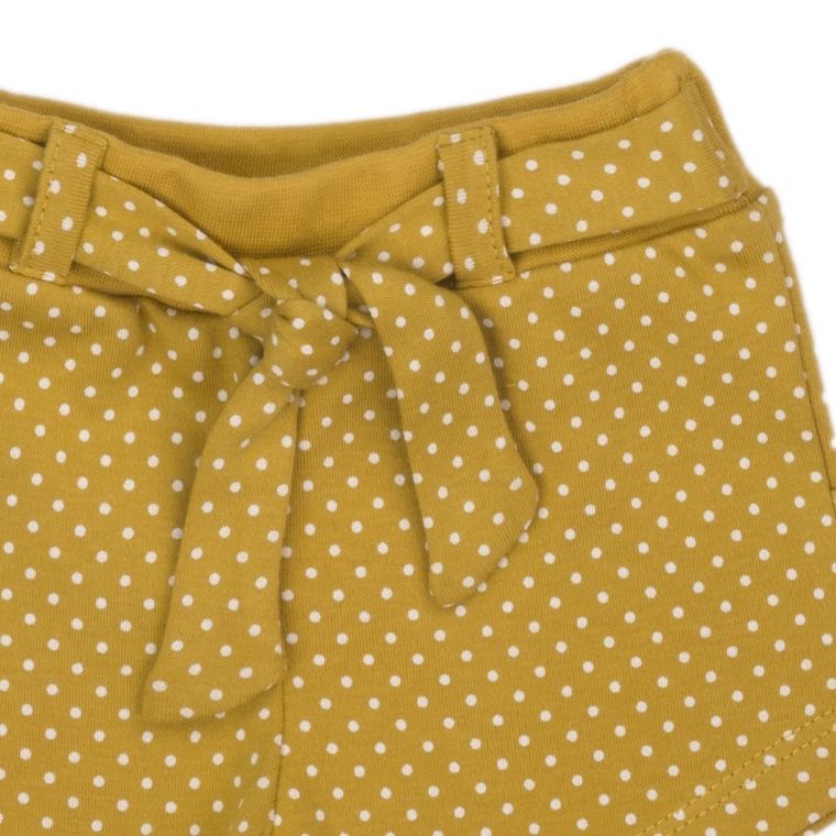 Szorty dziewczęce, musztardowe, Nicol