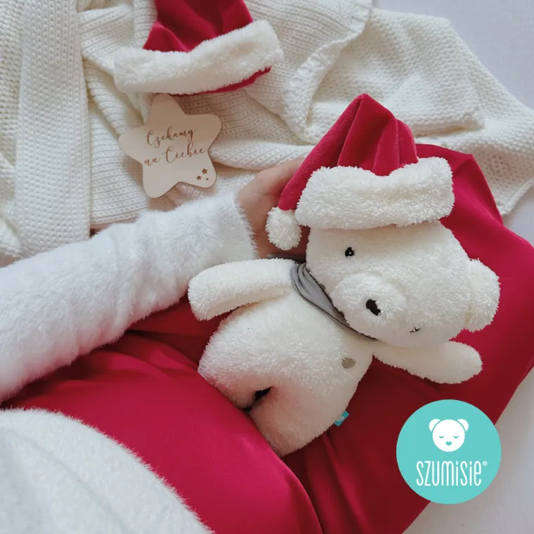 Szumisie, czapeczka Mikołaja dla Szumisia