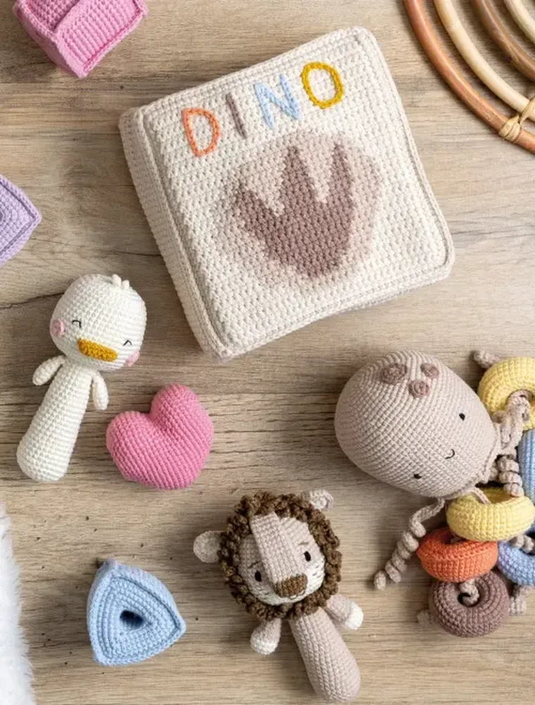 Szydełkowanie. Zabawki aktywizujące. Wzory amigurumi na zabawki edukacyjne