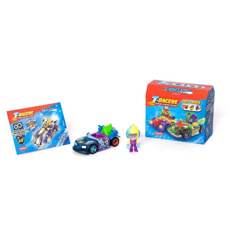 T-Racers, Light Speed, Car Racer, pojazd z figurką