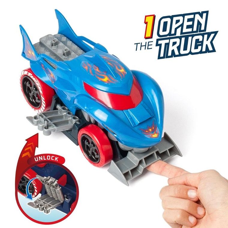 T-Racers, Shark Squad Launcher, zestaw pojazdów