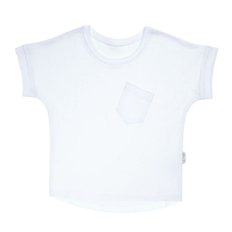 T-shirt chłopięcy, biały, Nicol