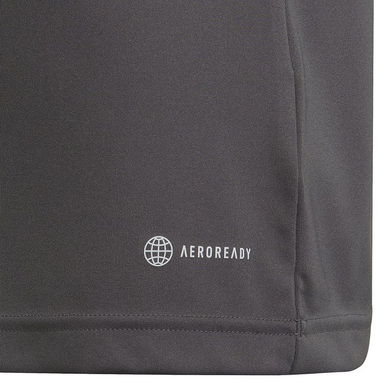 T-shirt chłopięcy, ciemnoszary, Adidas Entrada 22