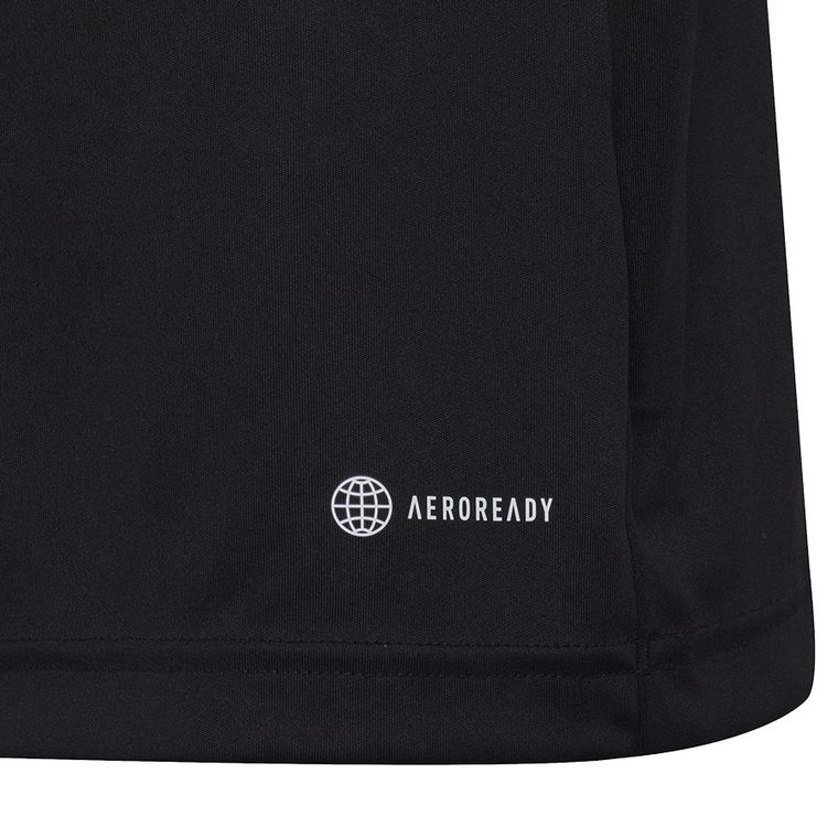 T-shirt chłopięcy, czarny, Adidas Entrada 22