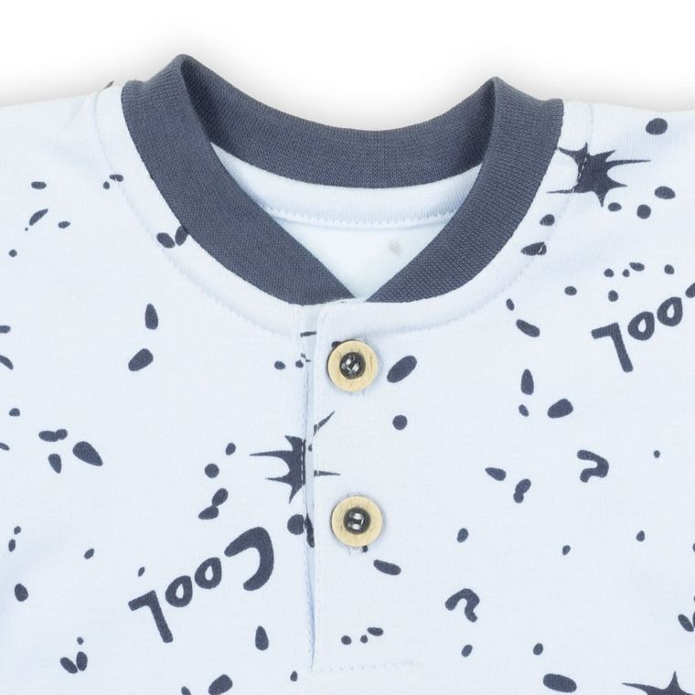 T-shirt chłopięcy, jasnoniebieski, Nicol