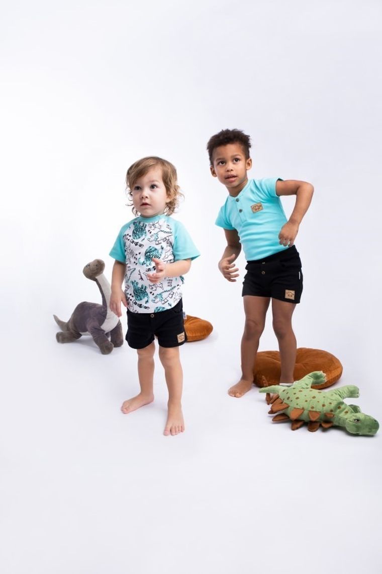 T-shirt chłopięcy, mix, Nicol