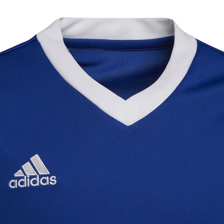 T-shirt chłopięcy, niebieski, Adidas Entrada 22