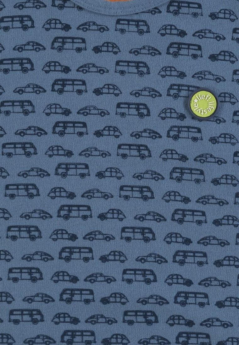 T-shirt chłopięcy, niebieski, Lief