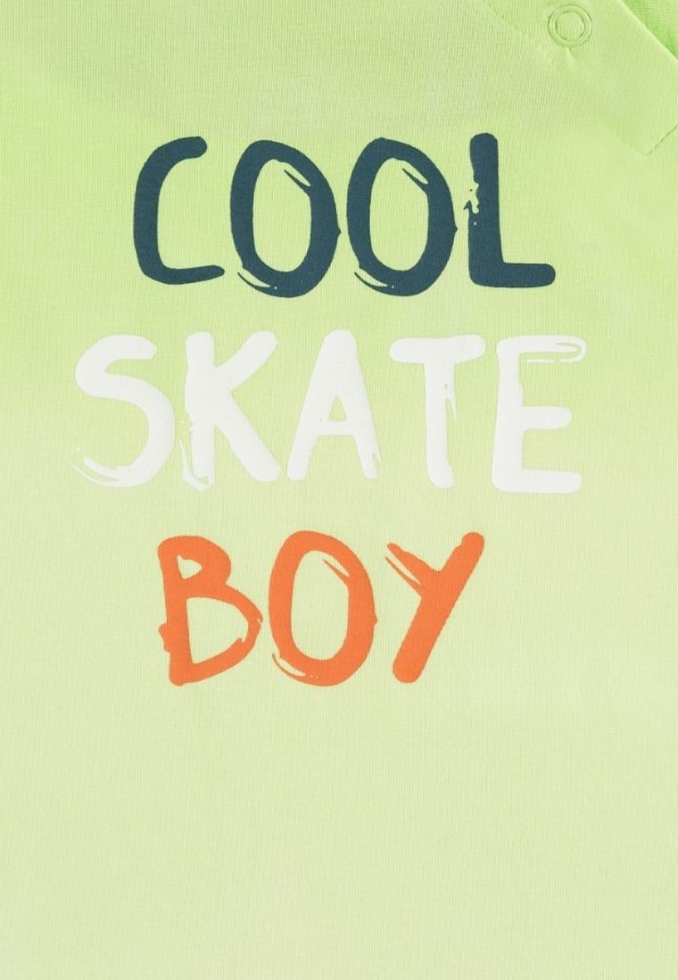 T-shirt chłopięcy, zielony, Lief