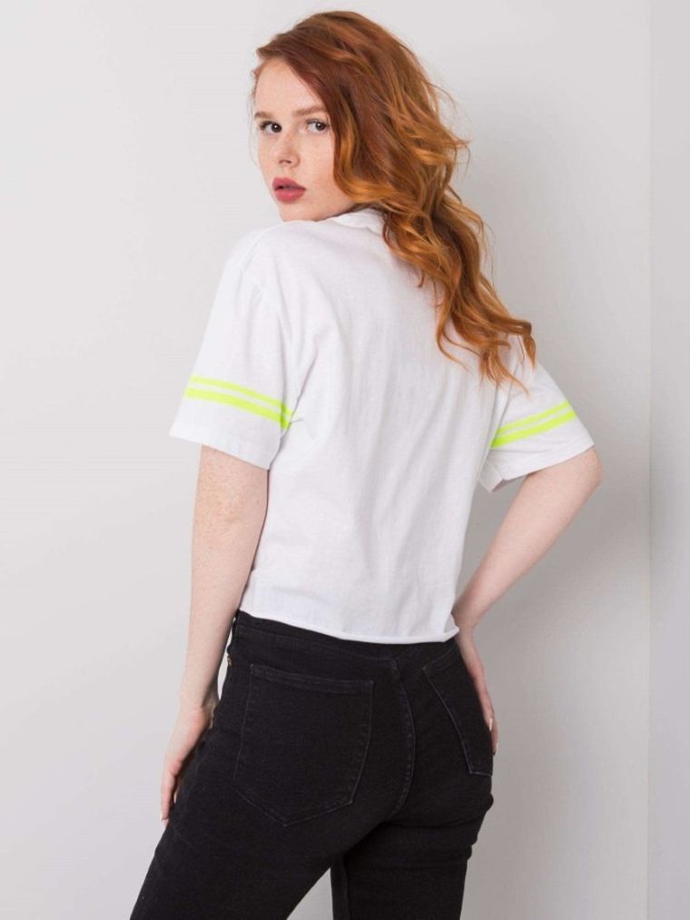 T-shirt damski, biały, H&B