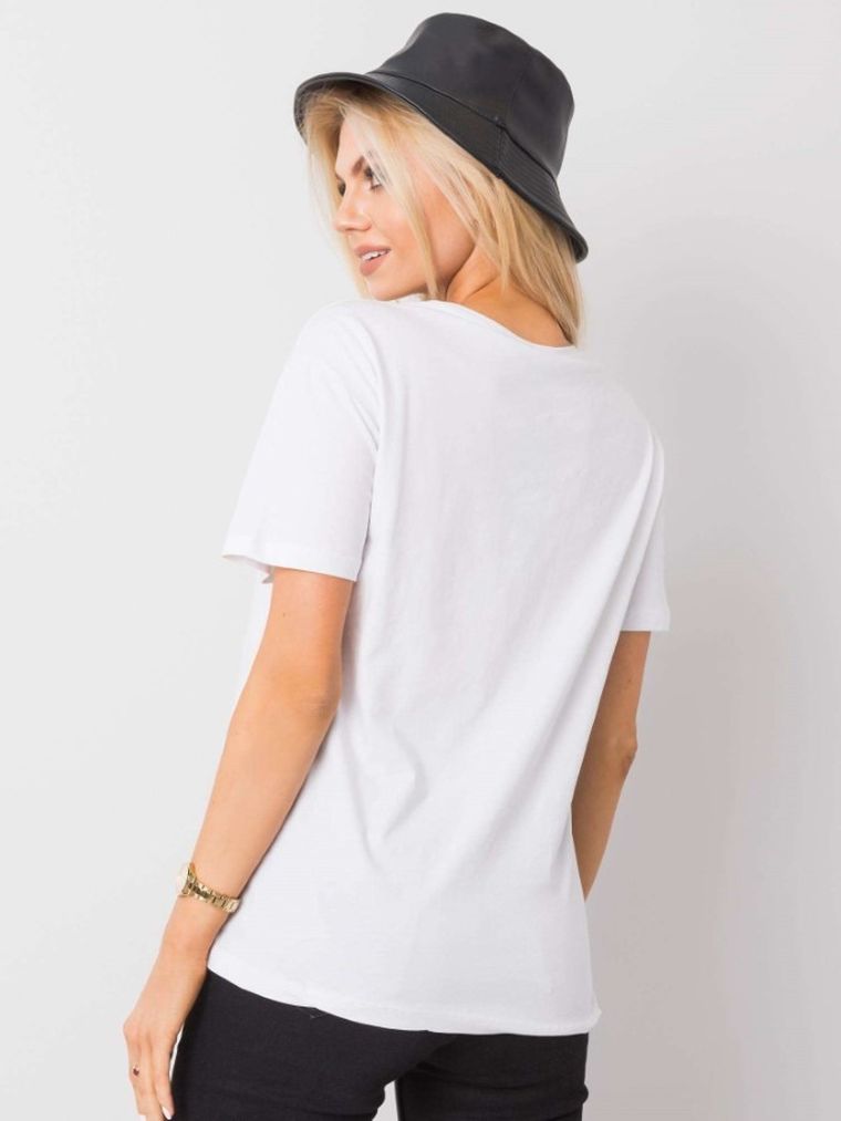 T-shirt damski, biały, H&B