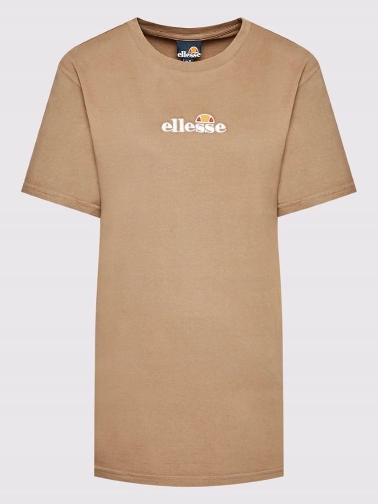 T-shirt damski, brązowy, Ellesse