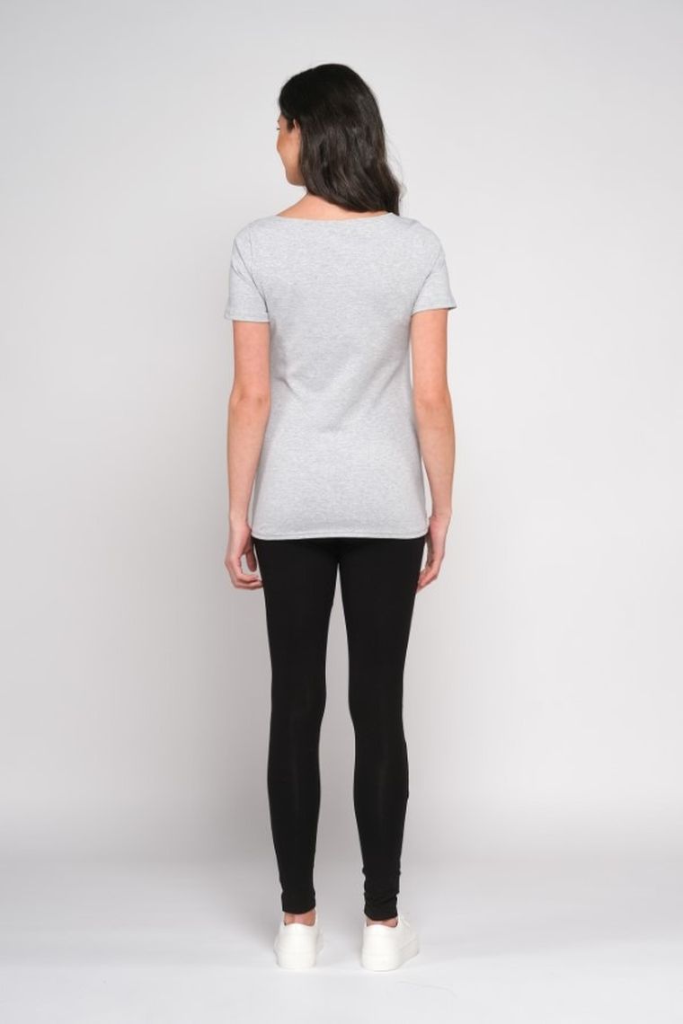 T-shirt damski, ciążowy, szary, Cool Mama