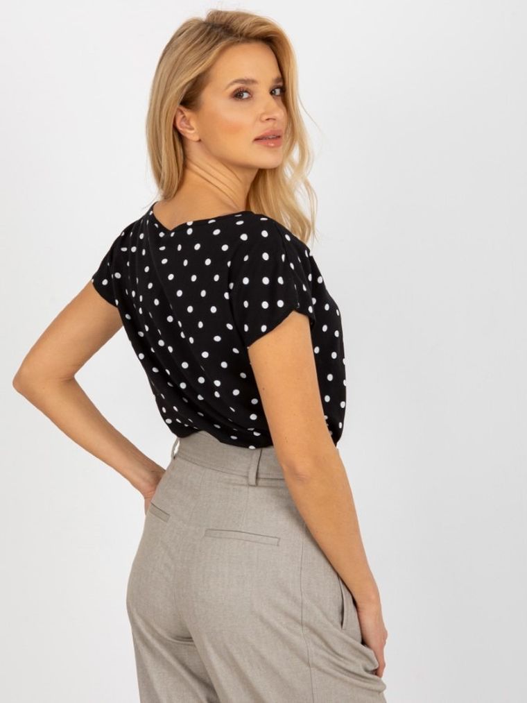 T-shirt damski, czarny, Sublevel