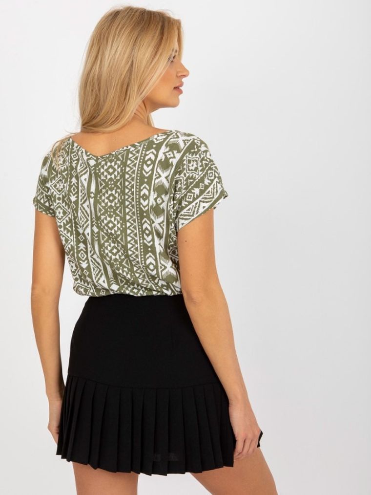 T-shirt damski, khaki, Sublevel