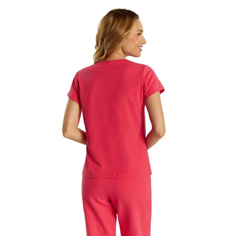 T-shirt damski, różowy, Golden Queen