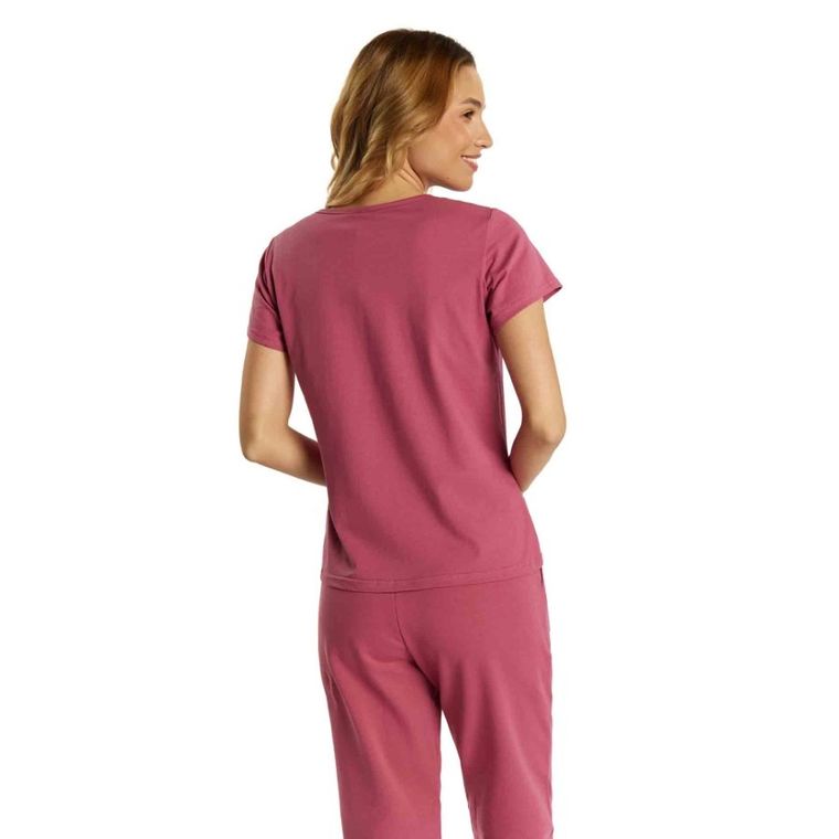 T-shirt damski, różowy, Golden Queen