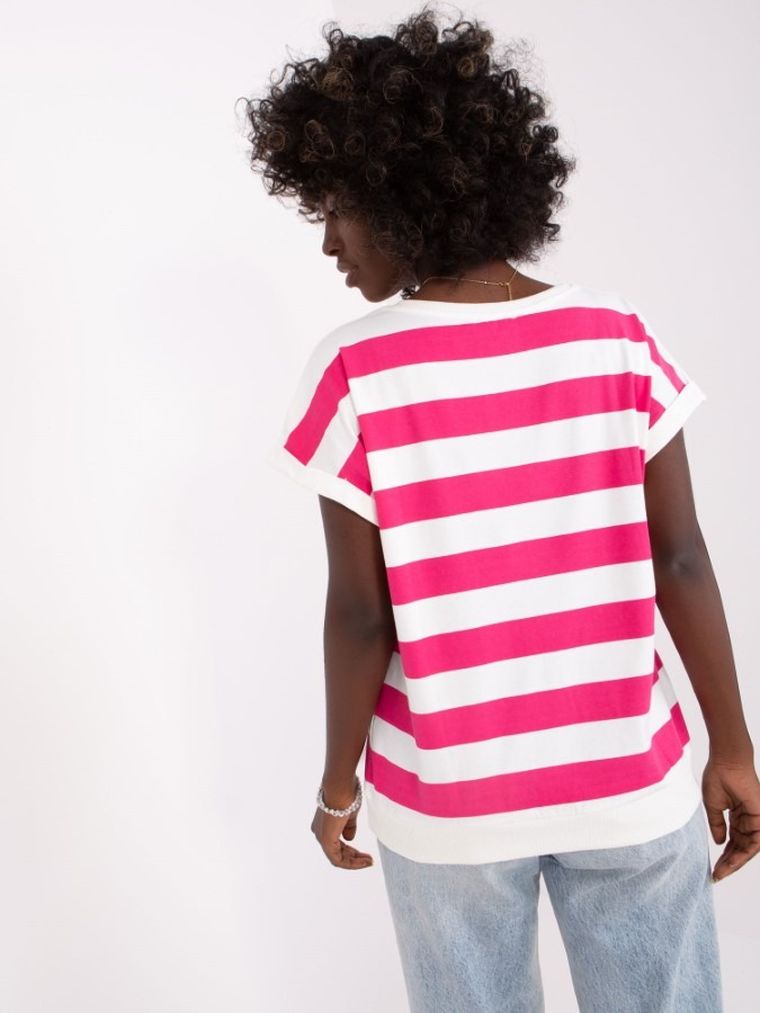 T-shirt damski, różowy, Relevance