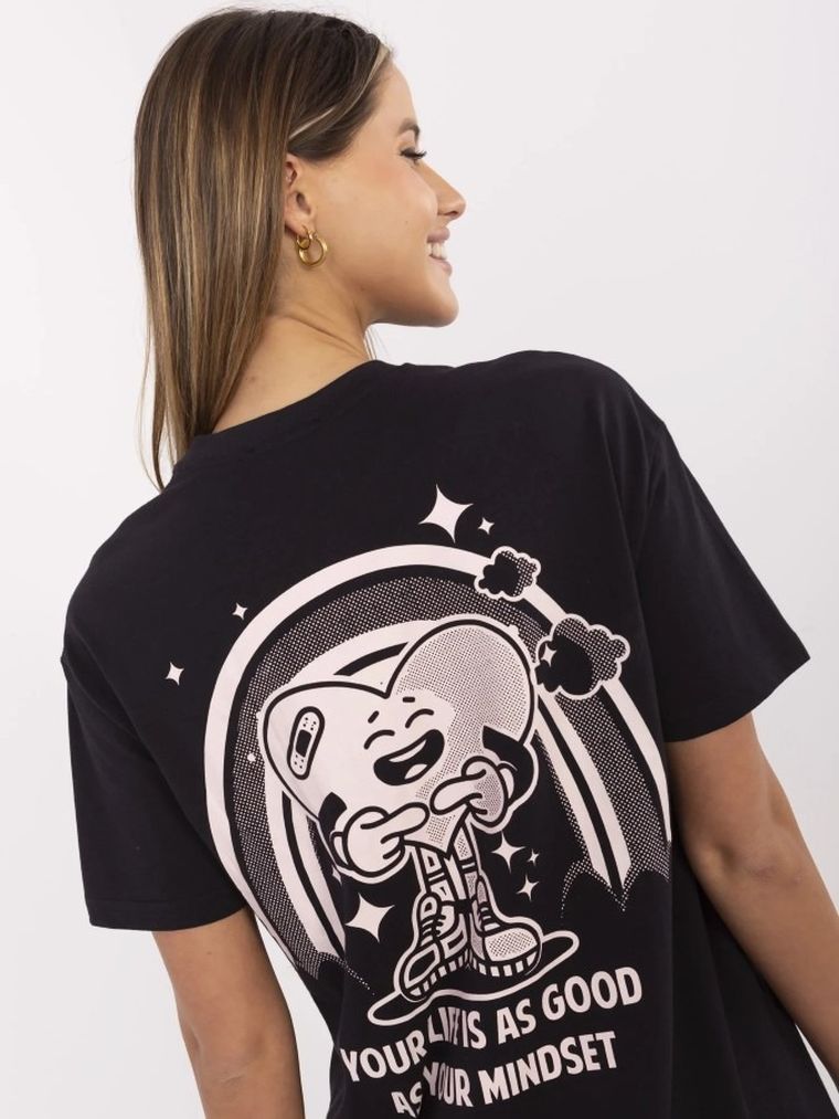 T-shirt damski, szary, Sublevel