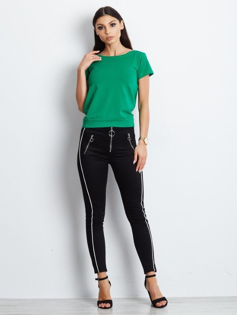 T-shirt damski, zielony, Factory Price