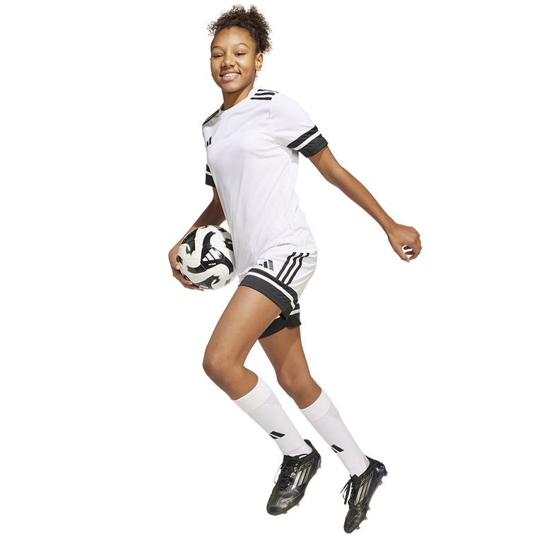 T-shirt dziecięcy, biały, Adidas Squadra