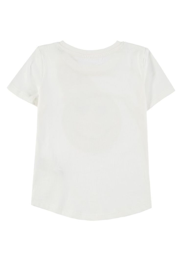 T-shirt dziewczęcy, biały, dwustronne cekiny, Tom Tailor