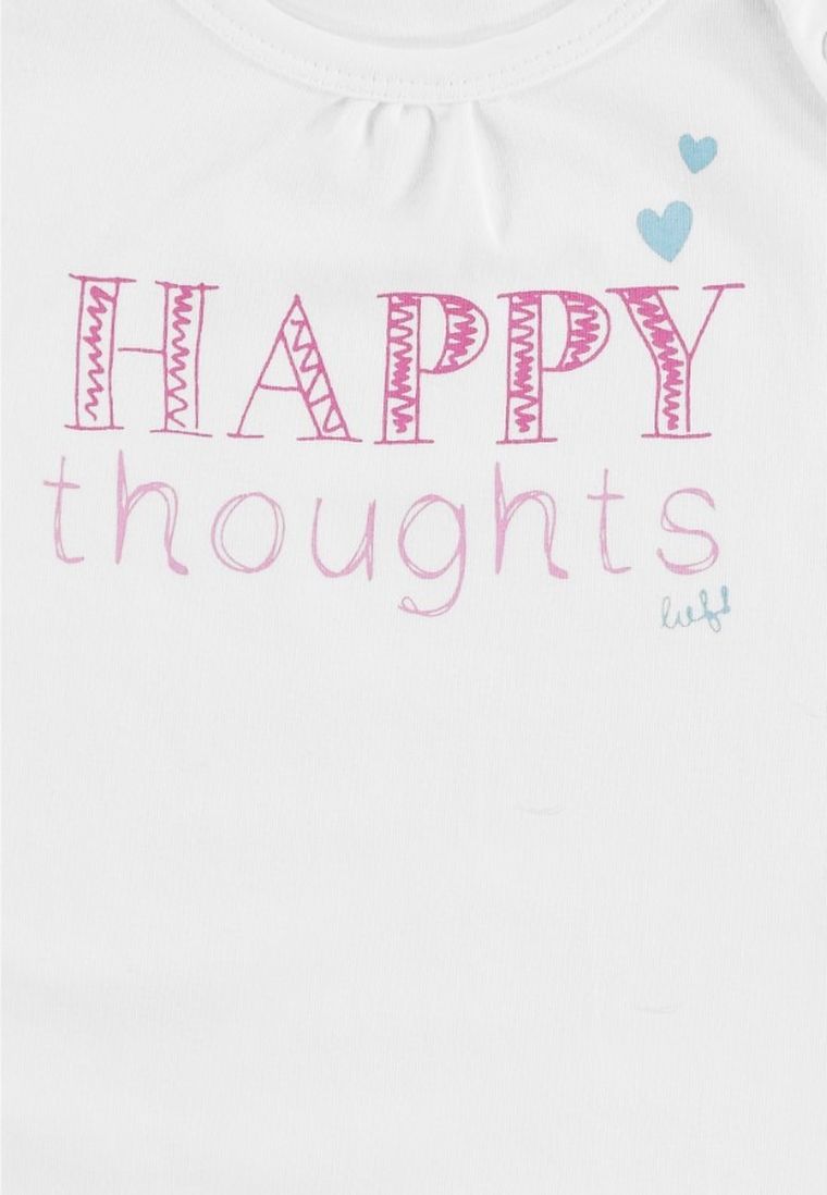T-shirt dziewczęcy, biały, Lief