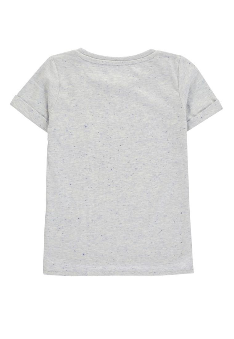 T-shirt dziewczęcy, niebieski, dwustronne cekiny, Tom Tailor