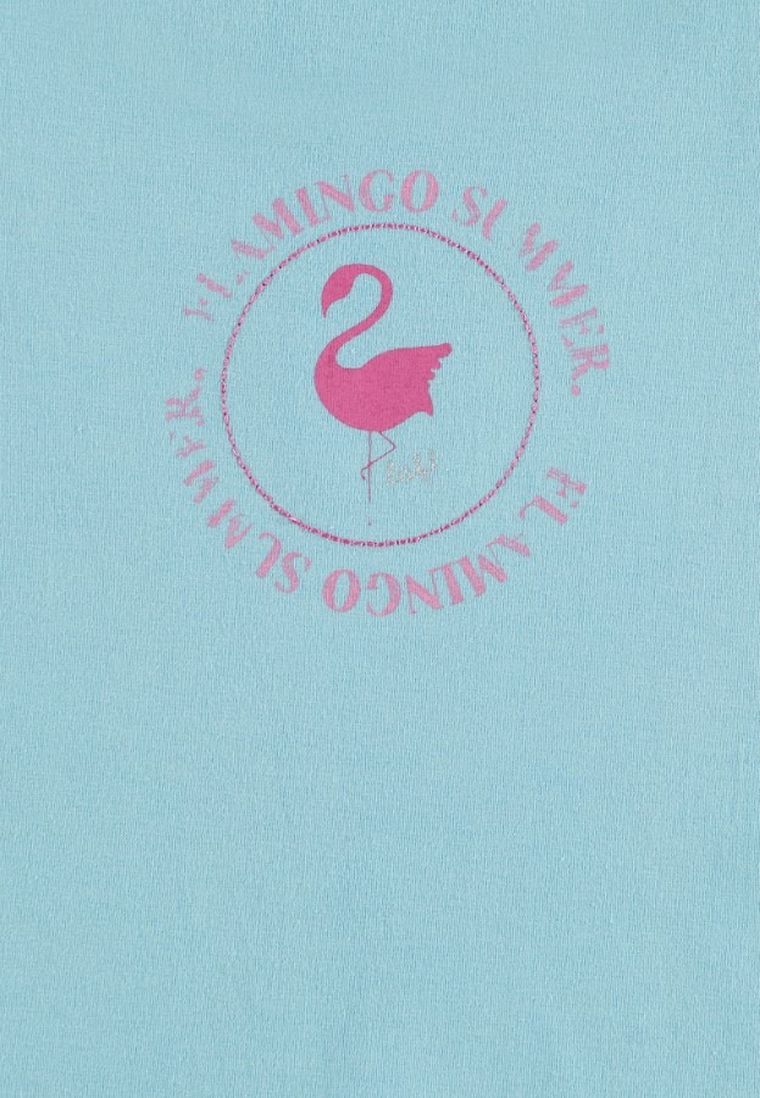 T-shirt dziewczęcy, turkusowy, Lief