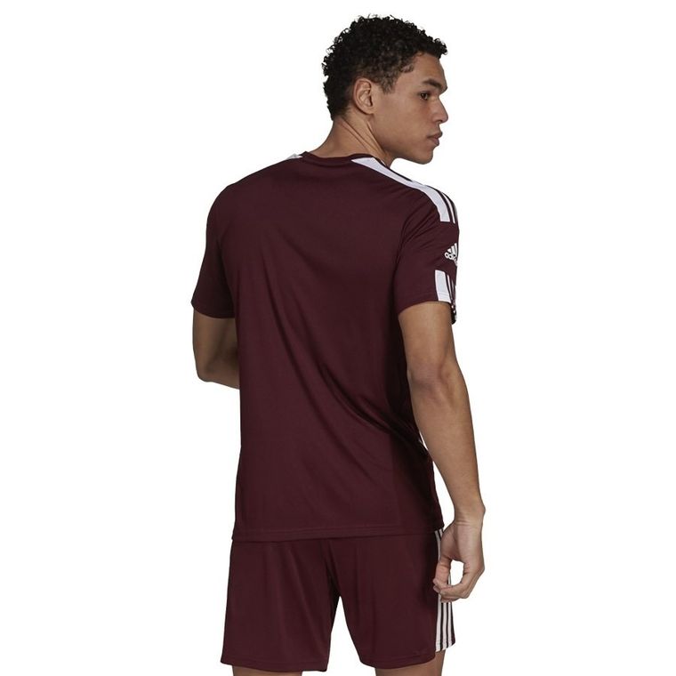 T-shirt męski, bordowy, Adidas Squadra 21 JSY