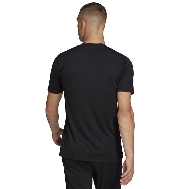 T-shirt męski, czarny, Adidas Entrada 22 GFX JSY