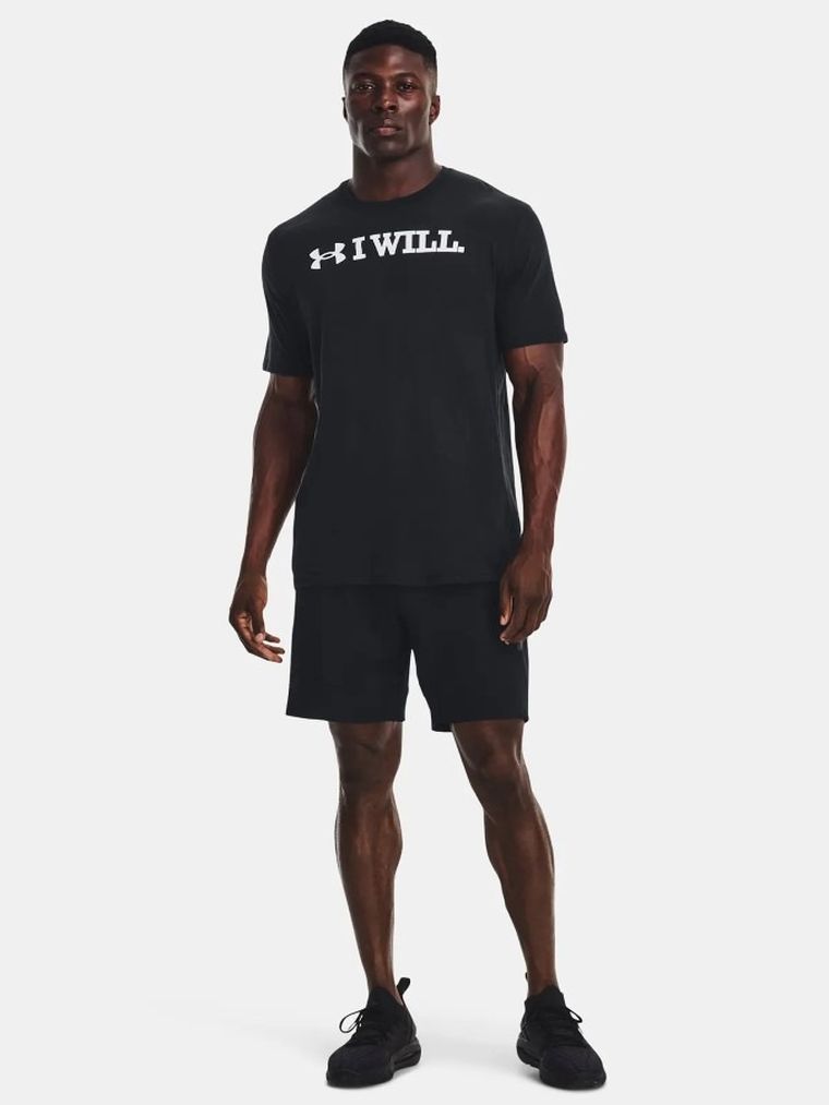 T-shirt męski, czarny, Under Armour