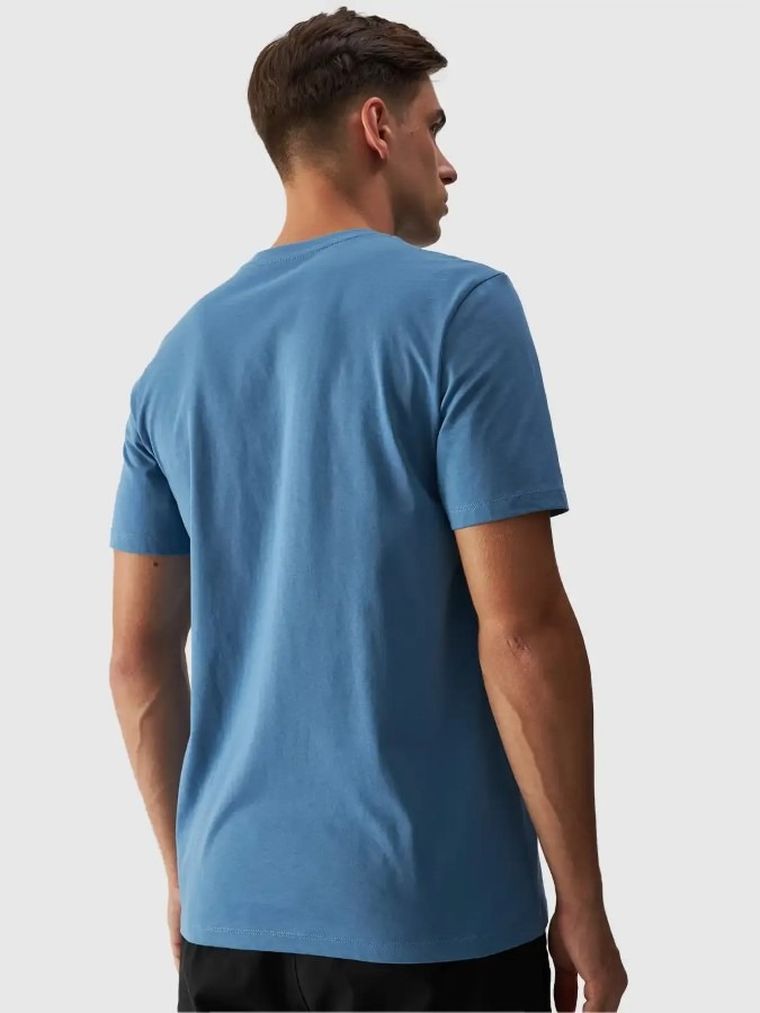 T-shirt męski, niebieski, 4F