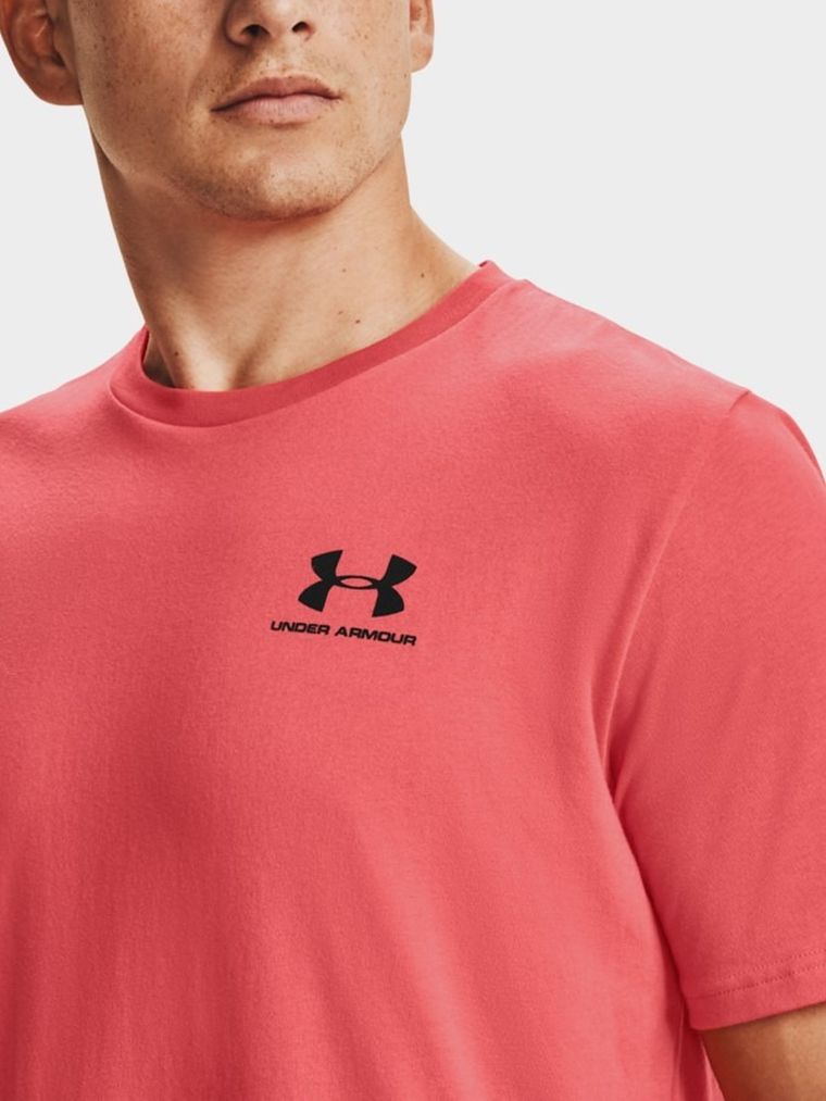 T-shirt męski, różowy, Under Armour