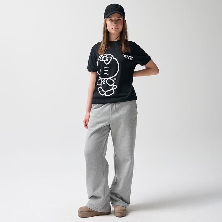 T-shirt oversize z bawełny czesanej Hello Kitty NOWEAR