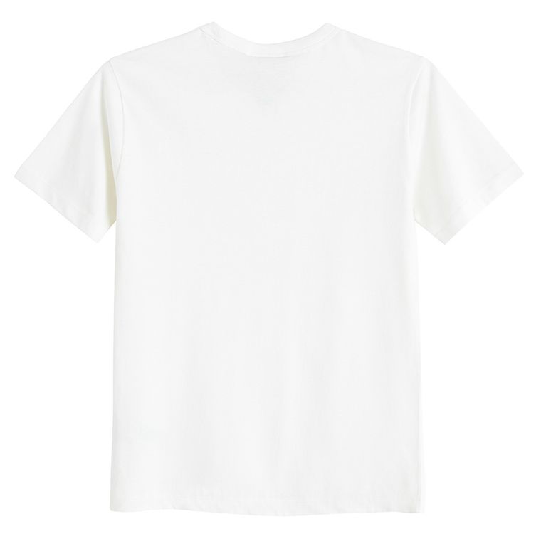 T-shirt z bawełny czesanej 2-pack NOWEAR