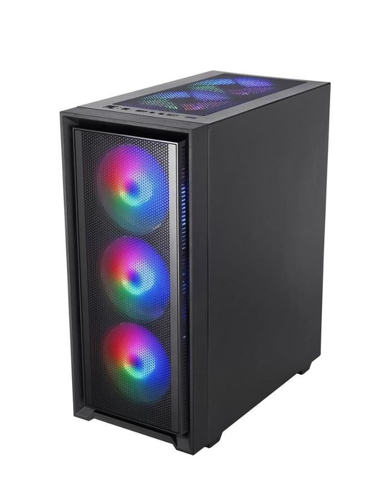 Tacens, Mars, obudowa komputerowa, MC-AIR BLACK ATX 4x FRGB fan