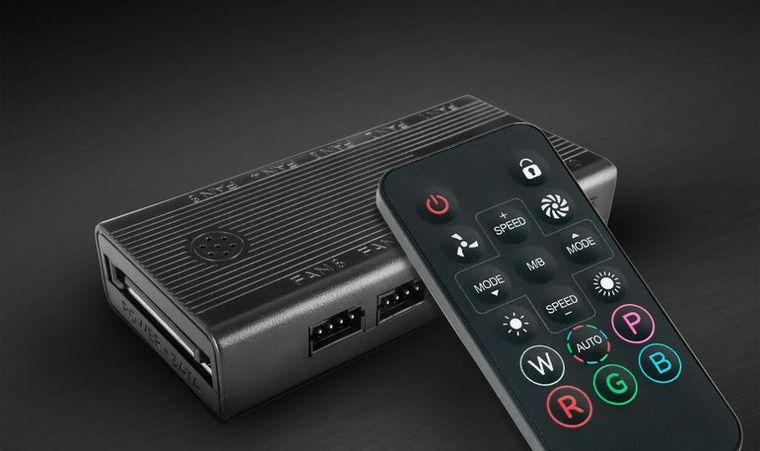 Tacens, Mars, wentylatory z hubem i pilotem, czarne, 120 mm, 4 szt.