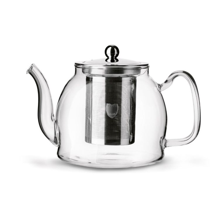 Tadar, Bianca, szklany dzbanek borokrzemowy z zaparzaczem, 1l