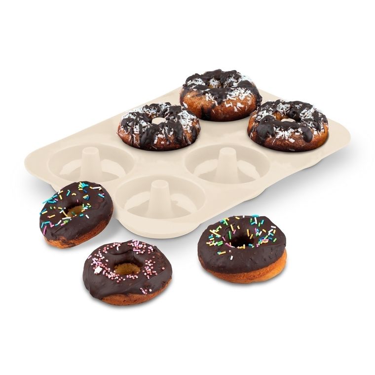 Tadar, forma do pieczenia 6 pączków, silikonowa, 25,5-17,8-3,4 cm