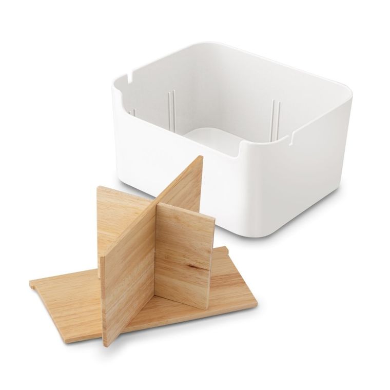 Tadar, Iver, organizer, 5 przegródek, biały, 18-14,3-9,5 cm