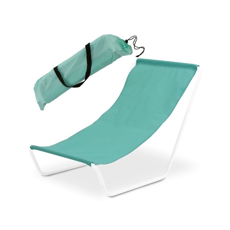 Tadar, leżak ogrodowy, składany, turkus