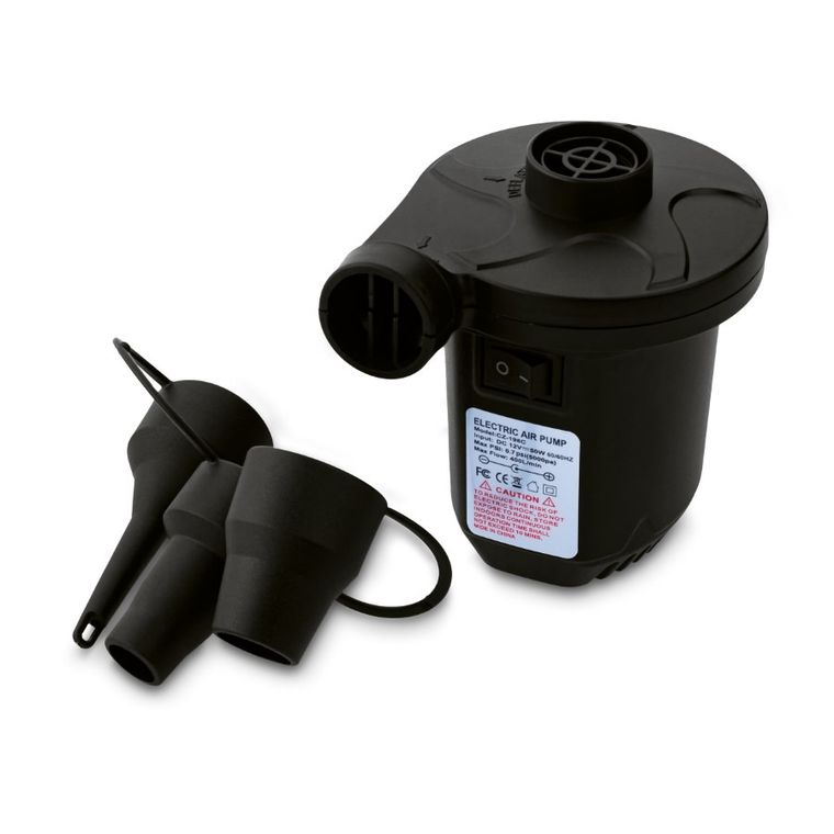 Tadar, pompka elektryczna, uniwersalna, 3 końcówki