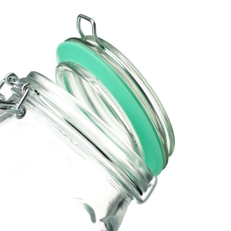 Tadar, Serce, słoik szklany z klipsem i silikonową uszczelką, 0,8 l