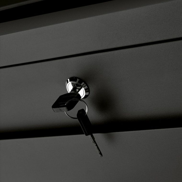 Tadar, skrzynka na listy, post antracyt+ss, 37-37-10 cm