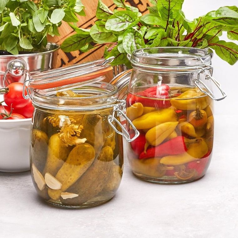 Tadar, słoik szklany z klipsem, 0.75l